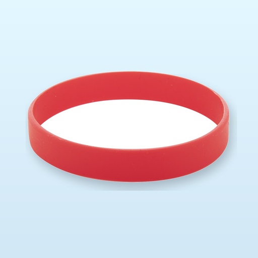 [BL-109749] braccialetto in silicone - rosso