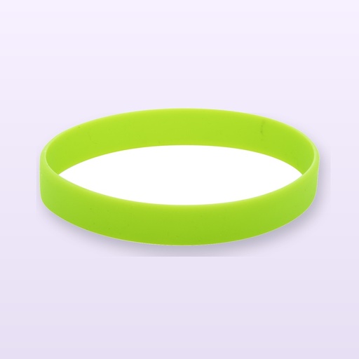 [BL-109752] braccialetto in silicone - verde