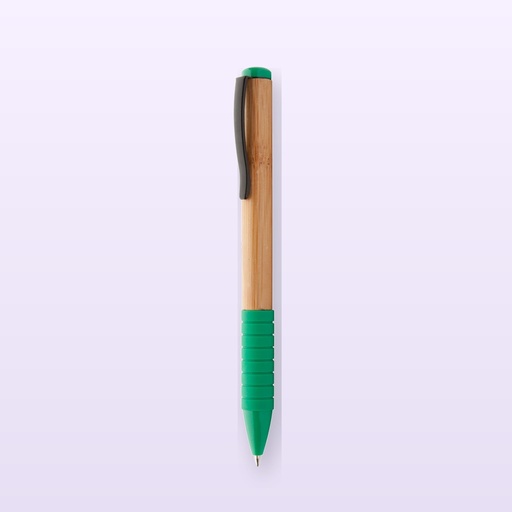 [BL-109759] penna a sfera bambù - verde - naturale