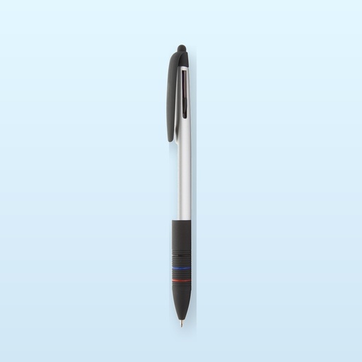 [BL-109779] penna a sfera capacitiva - argento - nero