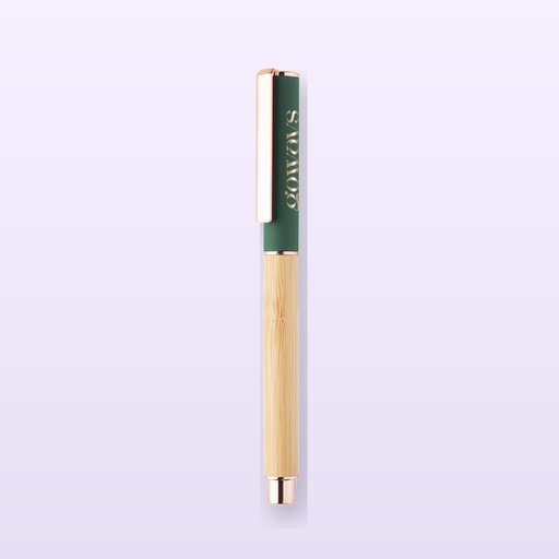 [BL-110020] Penna roller - verde - naturale