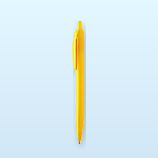 [BL-110185] penna con superfice antibatterica - giallo