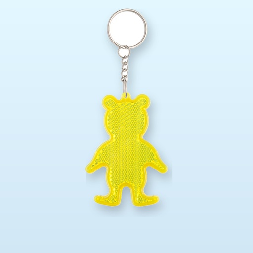 [BL-110295] portachiavi riflettente - giallo
