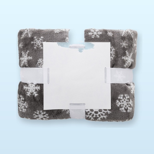[BL-110506] Coperta natalizia in RPET - grigio