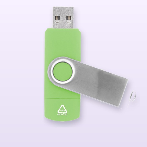 [BL-110767] Chiavetta OTG USB in RABS - verde - 32GB