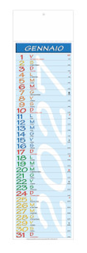 [BL-201214] Calendario Olandese Silhouette cm 18x68