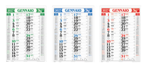 [BL-201222] Calendario Olandese da parete cm 34x55