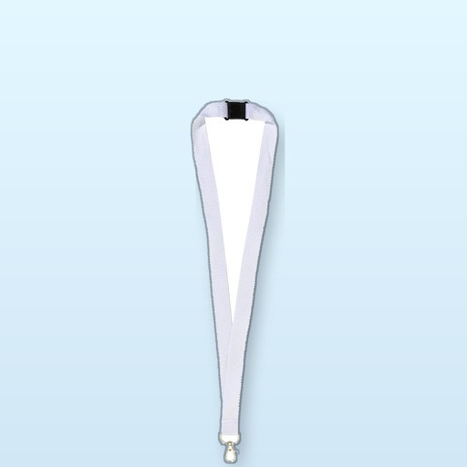[BL-103886] lanyard - bianco