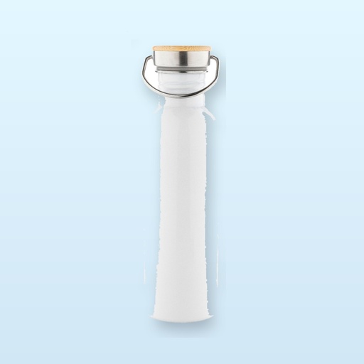 [BL-103962] Borraccia in acciaio - bianco