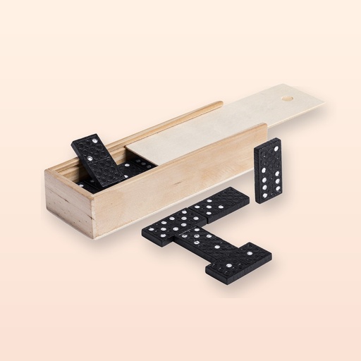 [BL-103968] domino - nero - naturale