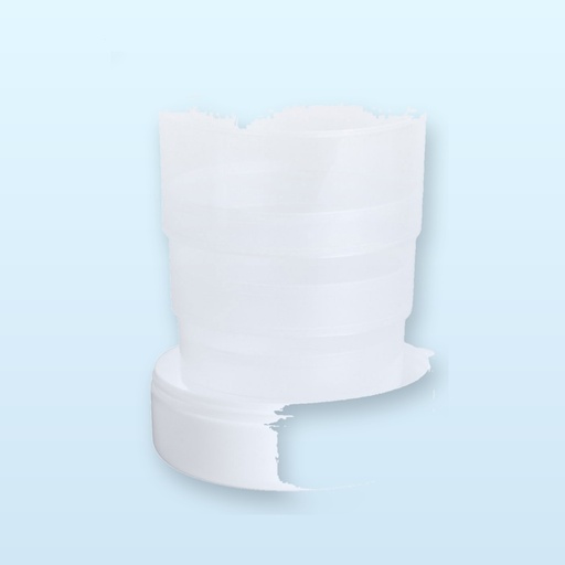 [BL-103987] bicchiere pieghevole - bianco